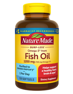 Nature Made® Fish Oil with Omega-3 1200 mg/720 mg Softgels 100ct.