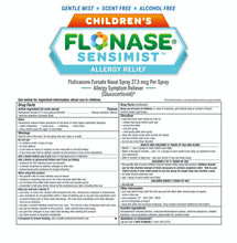 Load image into Gallery viewer, Children's Flonase® Sensimist Allergy Relief Spray 60ct.