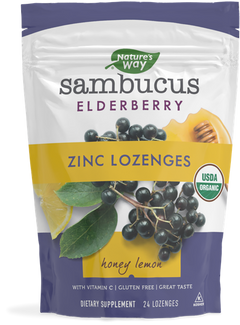 Nature's Way® Sambucus Elderberry Zinc Lozenges 24ct.
