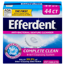 Cargar imagen en el visor de la galería, Efferdent® Complete Clean Denture Cleanser 44ct.