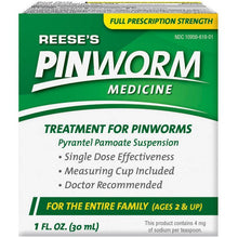 Load image into Gallery viewer, Reese's Pinworm Medicine 1fl. oz.