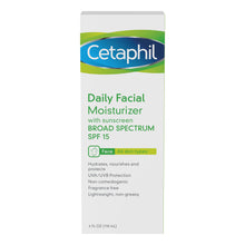 Cargar imagen en el visor de la galería, Cetaphil® SPF 15 Daily Facial Moisturizer 4fl. oz.