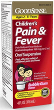Cargar imagen en el visor de la galería, GoodSense® Children's Pain & Fever Oral Suspension Reliever Liquid