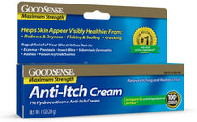 Load image into Gallery viewer, GoodSense® 1% Hydrocortisone Maximum Strength Cream 1oz.