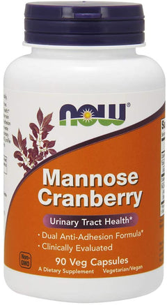 NOW® Mannose Cranberry Capsules 90ct.