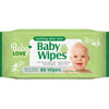 Baby Love® Baby Wipes Soothing Aloe Vera 72ct