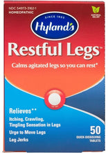 Load image into Gallery viewer, Hyland's® Restful Legs Tablets 50ct.