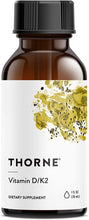 Load image into Gallery viewer, Thorne® Vitamin D/K2 Liquid 1fl. oz.