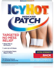 Cargar imagen en el visor de la galería, Icy Hot® Adhesive Lidocaine Patches for Large Areas 5ct.