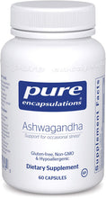 Load image into Gallery viewer, Pure Encapsulations® Ashwagandha 500mg Capsules 60ct.