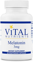 Load image into Gallery viewer, Vital Nutrients® Melatonin 3mg Capsules 60ct.