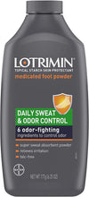 Cargar imagen en el visor de la galería, Lotrimin® Daily Sweat & Odor Control Medicated Foot Powder 6.25oz.