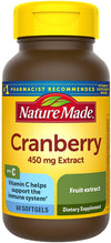 Nature Made® Cranberry Extract 450mg Softgels 60ct.