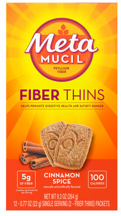 Metamucil® Cinnamon Spice Fiber Thins Packets 12ct.