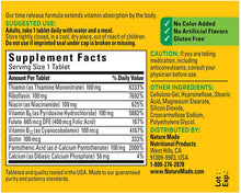 Load image into Gallery viewer, Nature Made® Time Release B-100 Complex Tablets 60ct.