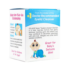 Cargar imagen en el visor de la galería, Ocusoft® Baby Eyelid & Eyelash Cleansing Towelettes 20ct.