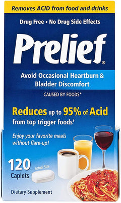 Prelief® Antacid Caplets 120ct.