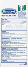Load image into Gallery viewer, Benadryl® Extra Strength Itch Relief Stick 0.47fl. oz.
