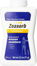 Load image into Gallery viewer, Zeasorb® Prevention Super Absorbant Powder 2.5oz.