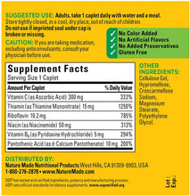 Load image into Gallery viewer, Nature Made® B-Complex with Vitamin C Caplets 100ct.