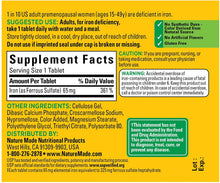 Load image into Gallery viewer, Nature Made® Iron 65mg Tablets 180ct.
