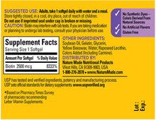 Load image into Gallery viewer, Nature Made® Extra Strength Biotin Softgels 90ct.