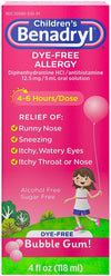 Children’s BENADRYL® Dye-Free Allergy Liquid 4fl. oz.