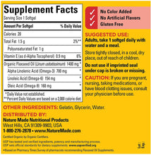 Load image into Gallery viewer, Nature Made® Flaxseed Oil Omega-3 1400 mg/700 mg Softgels 100ct.