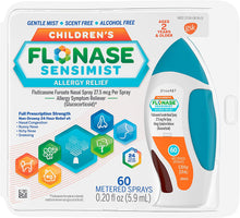 Load image into Gallery viewer, Children's Flonase® Sensimist Allergy Relief Spray 60ct.