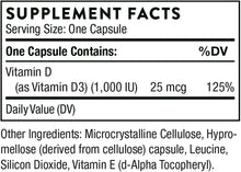 Load image into Gallery viewer, Thorne® D-10,000 Capsules 60ct.