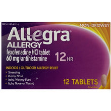 Cargar imagen en el visor de la galería, Allegra Allergy 24 Hr Tablets