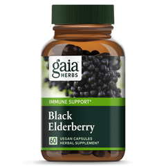 Gaia® Herbs Black Elderberry Capsules 60ct.