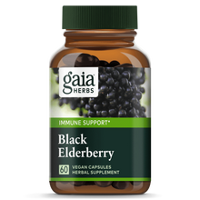 Cargar imagen en el visor de la galería, Gaia® Herbs Black Elderberry Capsules 60ct.