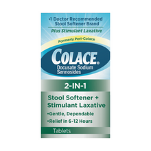 Cargar imagen en el visor de la galería, Colace® 2-IN-1 Stool Softener + Stimulant Laxative