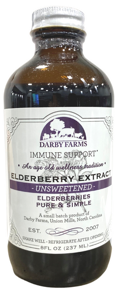 Darby Farms® Unsweetened Elderberry Syrup 8fl. oz.