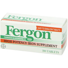 Load image into Gallery viewer, Fergon® High Potency Iron Supplement Tablets
