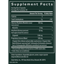 Cargar imagen en el visor de la galería, Gaia® Herbs Adrenal Health® Daily Support Capsules 60ct.