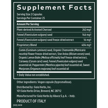 Load image into Gallery viewer, Gaia® Herbs Gas & Bloating™ Capsules 50ct.