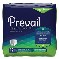 Prevail® Daily Underwear Maximum Absorbency Extra Extra Large 12ct.