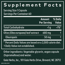 Cargar imagen en el visor de la galería, Gaia® Herbs Olive Leaf Capsules 60ct.