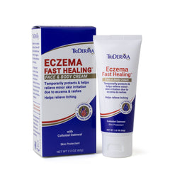 TriDerma Eczema Fast Healing Face and Body Cream 2.2oz.