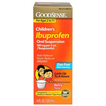 Cargar imagen en el visor de la galería, GoodSense® Children's Oral Suspension Ibuprofen