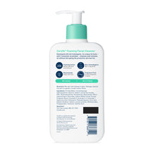 Cargar imagen en el visor de la galería, CeraVe® Foaming Facial Cleanser For Normal to Oily Skin 12fl. oz.