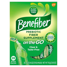 Load image into Gallery viewer, Benefiber® Prebiotic Fiber Sticks 28ct.