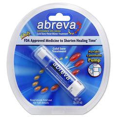 Abreva Cold Sore/Fever Blister Treatment Cream 2g.