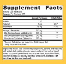 Cargar imagen en el visor de la galería, Metagenics® OmegaGenics® EPA-DHA 300 mg Algae Capsules 270ct
