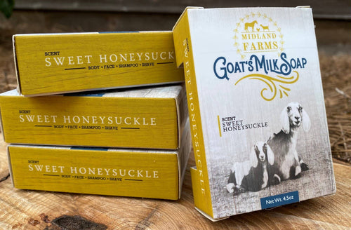 Sweet Honeysuckle Goat Milk Soap