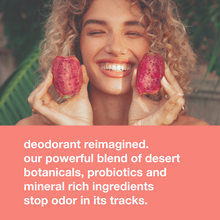 Cargar imagen en el visor de la galería, Plant &amp; Probiotic Deodorant- Wild Coral Scent
