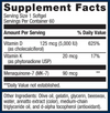 Vitamin D3 5000 + K Soft gels 60ct.