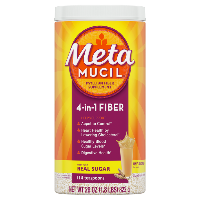 Metamucil® Real Sugar Unflavored Coarse Powder